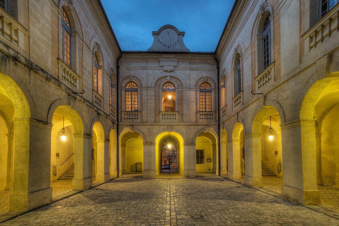 City hall, Uzes, Gard, Languedoc-Roussillon, France