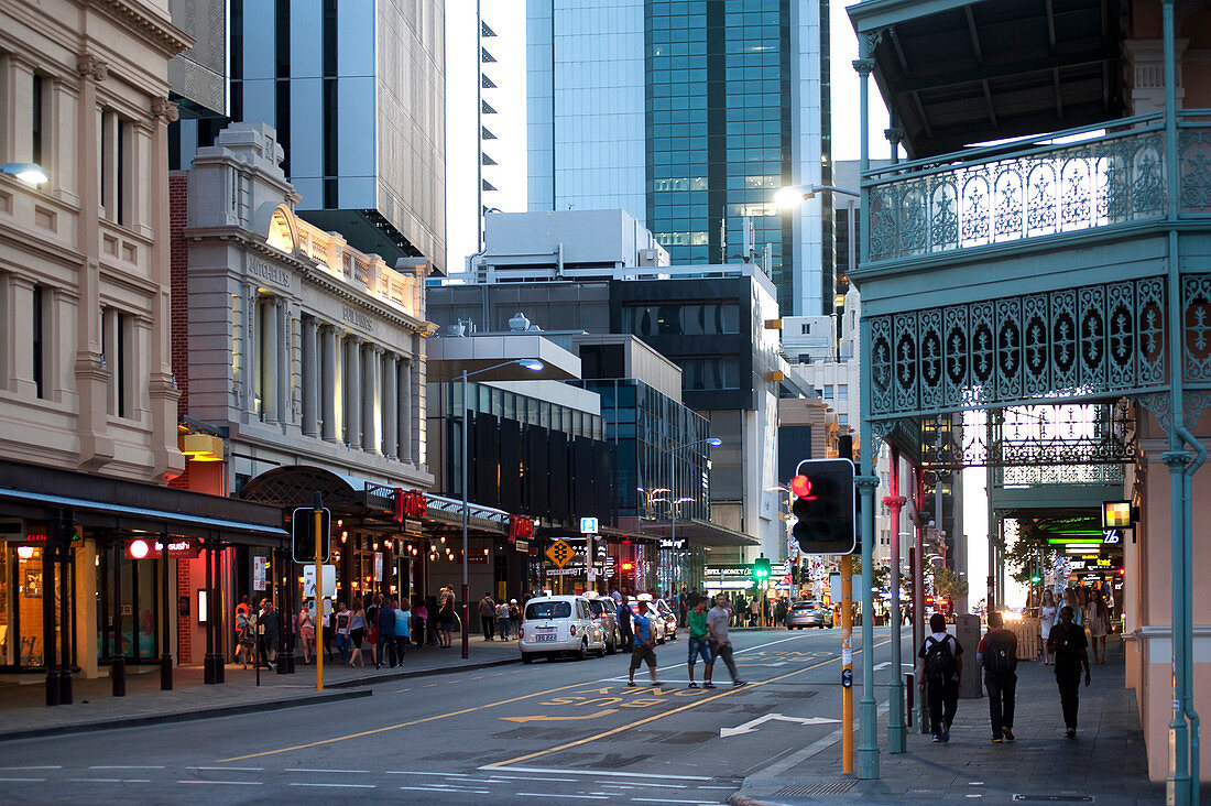 William Street in the centre of Perth