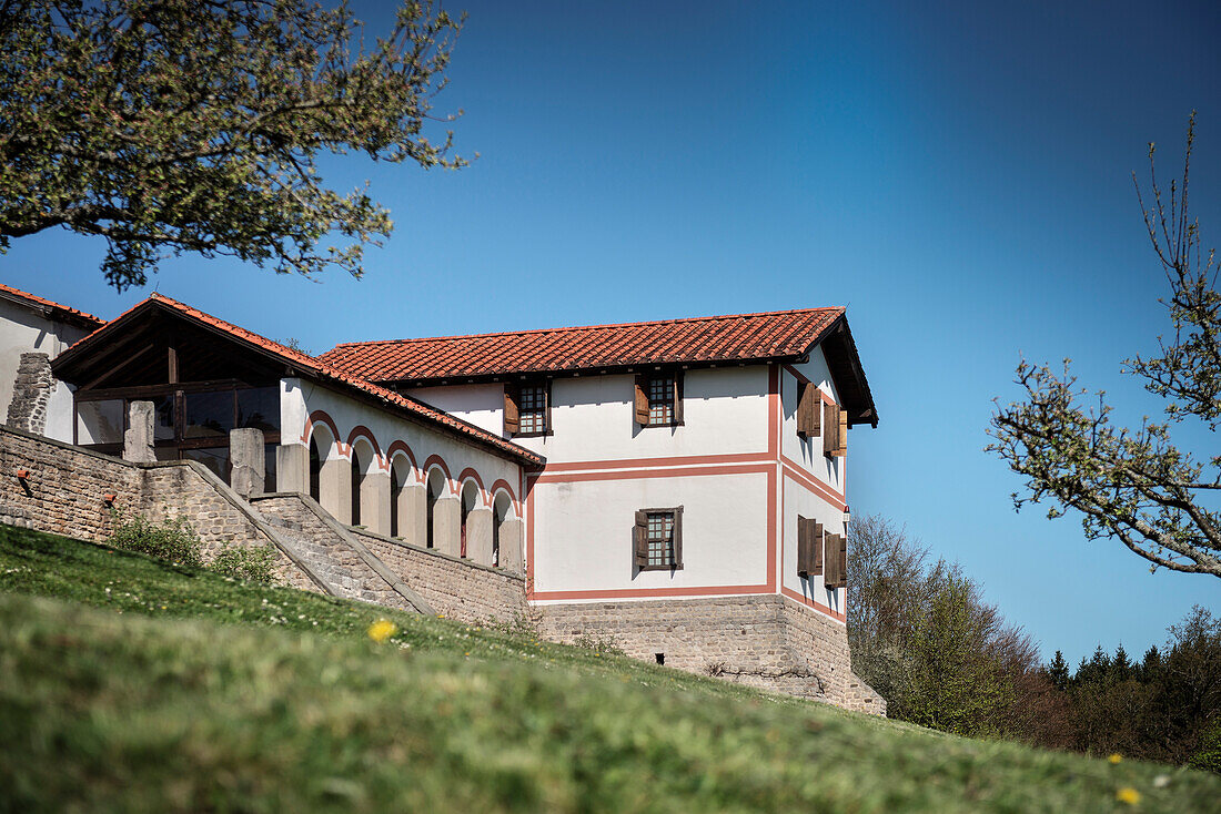 Villa Rustica, Roman open air museum, Zollernalb district, Swabian Alb, Baden-Wuerttemberg, Germany