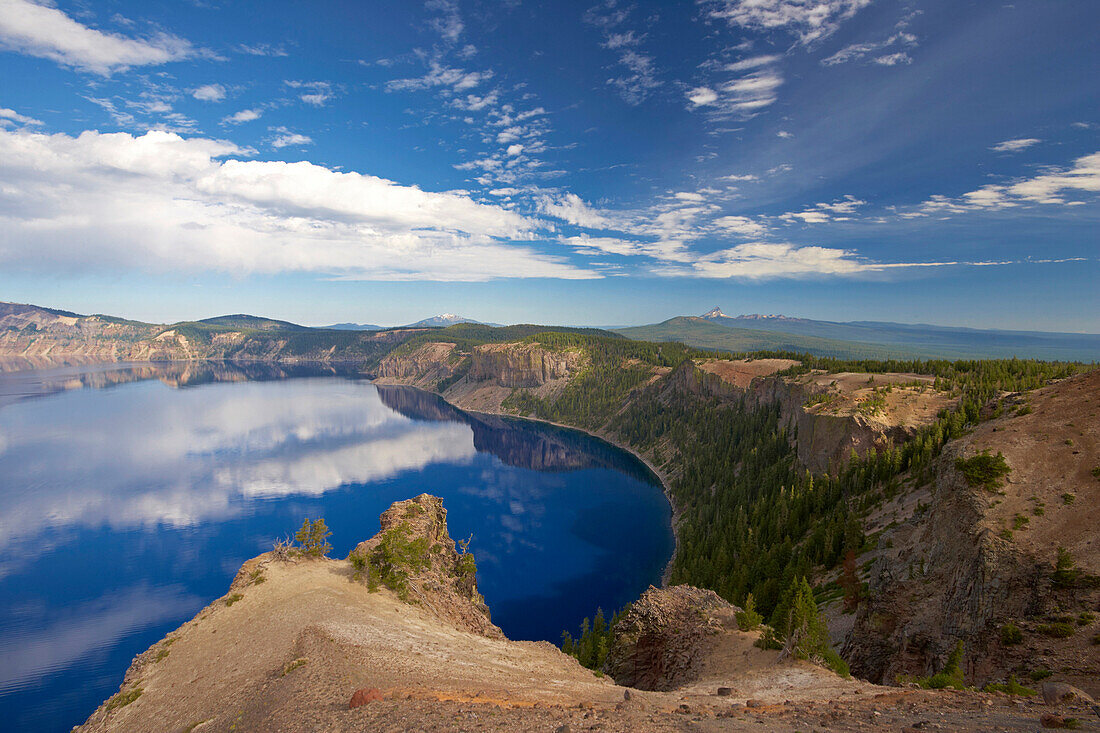 Crater Lake , Crater Lake National Park , Oregon , U.S.A. , America