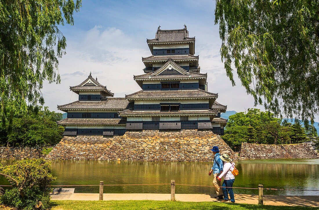 Japan,Nagano Province, Matsumoto City, Matsumoto Castle.