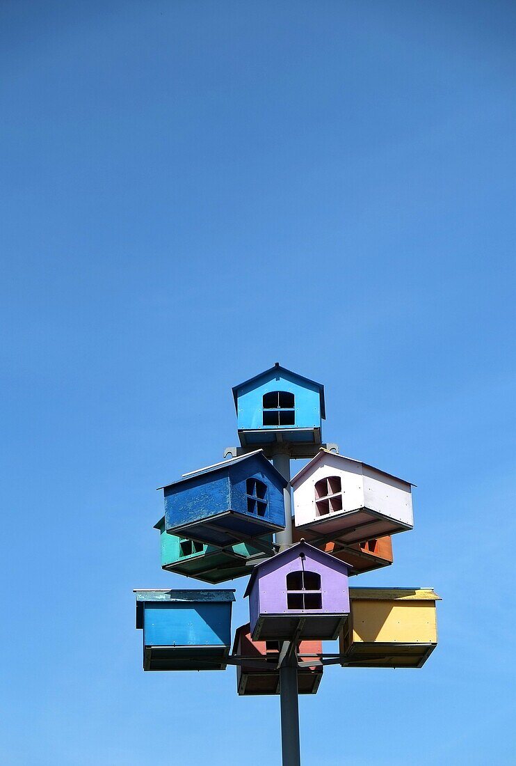 Birds house. Togliatty. Samara Region. Russia.