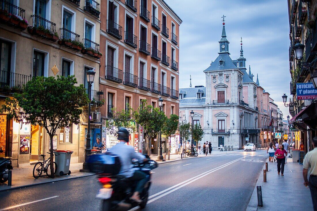 Calle Mayor. Madrid, Spain.