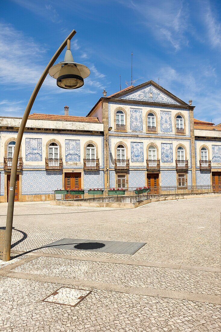 Traditional architecture in Aveiro, Portugal.