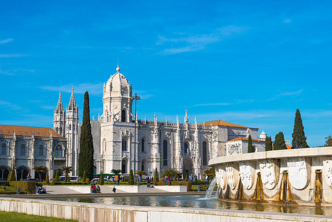 Mosteiro dos Jeronimos (Monastery of the Hieronymites), UNESCO World Heritage Site, Belem, Lisbon, Portugal, Europe