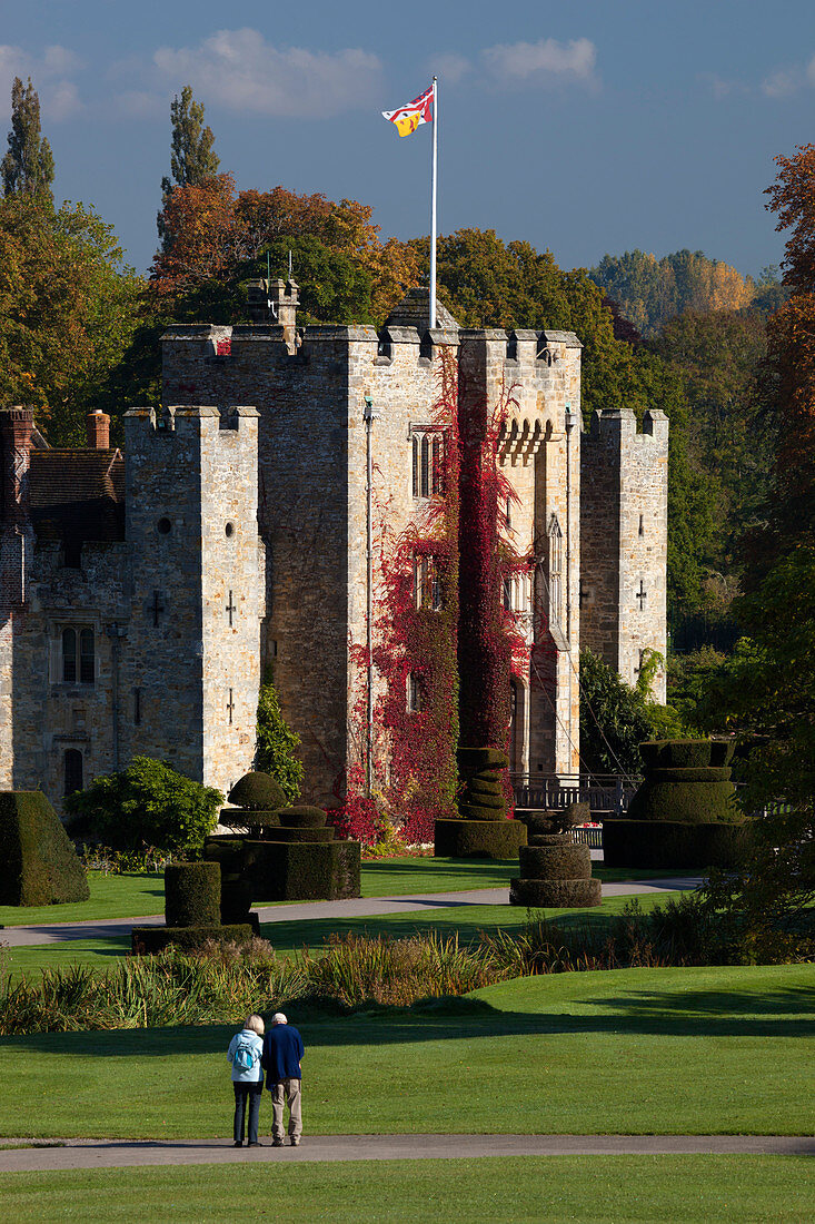 Hever Castle and gardens, Hever, Kent, England, United Kingdom, Europe