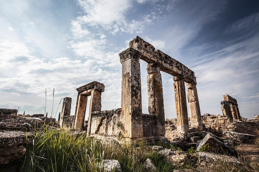 'Greco-Roman ruins; Pamukkale, Turkey'