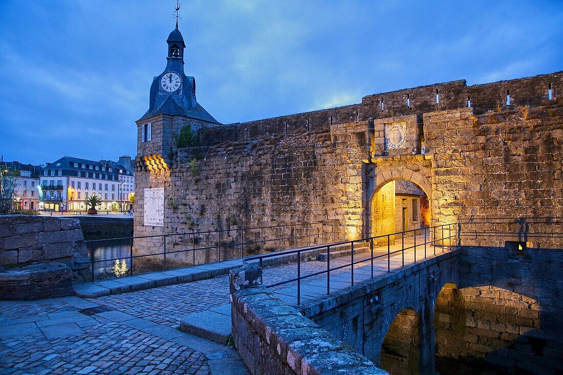 Die alte Ville Close, Concarneau, Bretagne, Bretagne, Frankreich