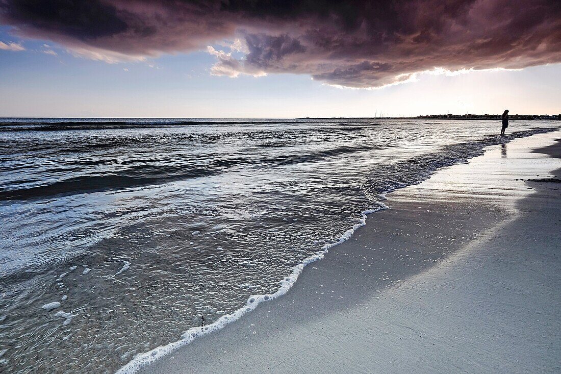 Strand Ses Covetes, Naturschutzgebiet, Campos, Mallorca, Balearen, Spanien, Europa