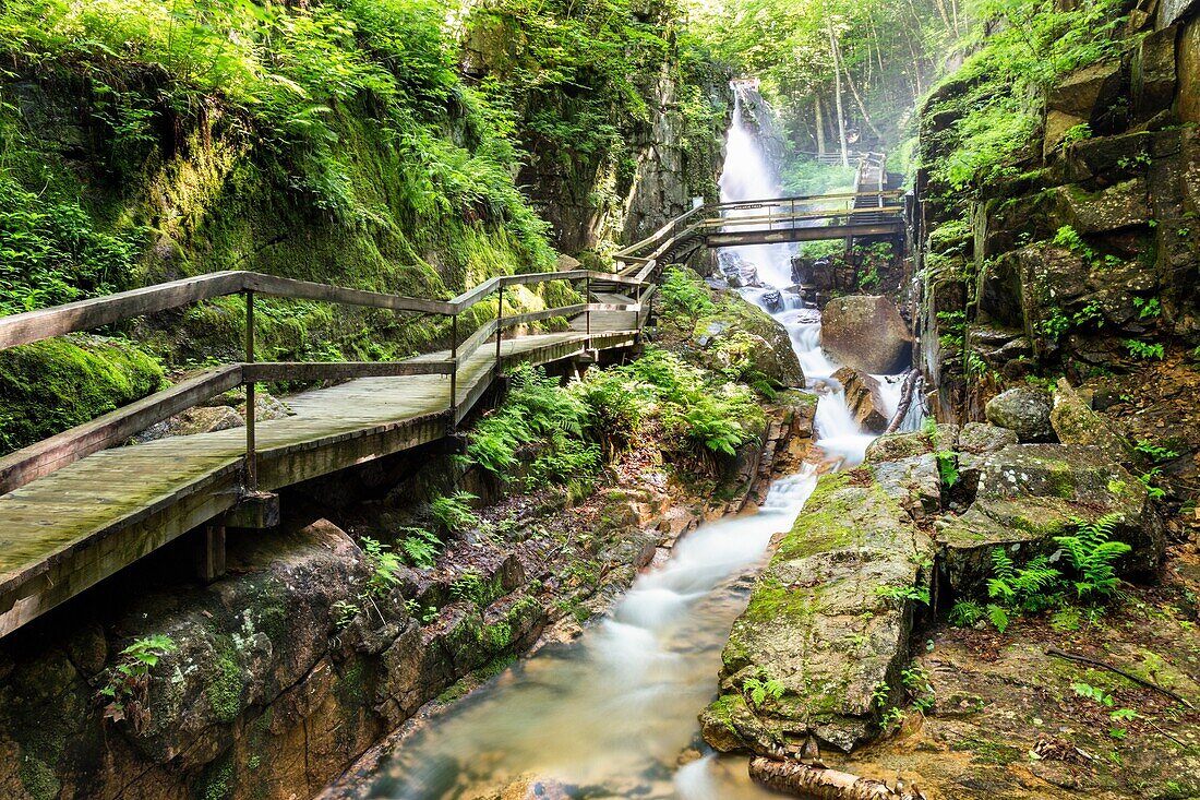 The Flume Gorge, Lincoln, New Hampshire.