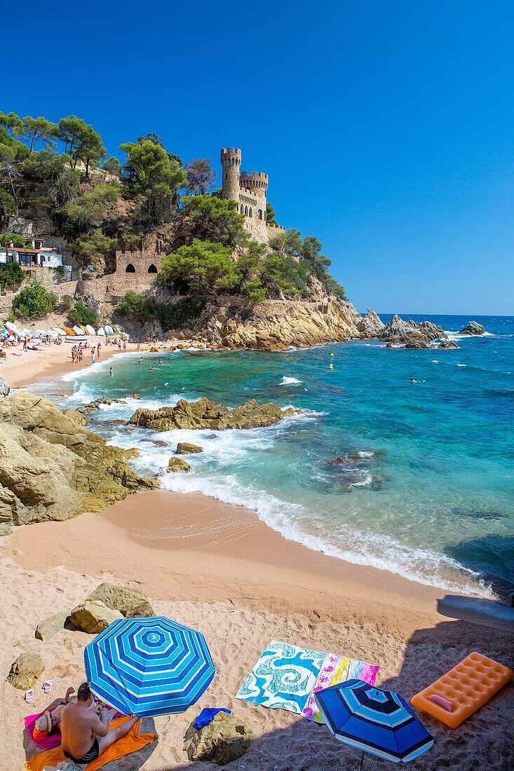 Spain, Catalonia, Costa Brava, Lloret de Mar City,.