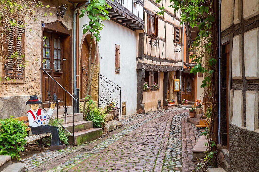 Eguisheim, Haut-Rhin, Alsace, France, Europe.