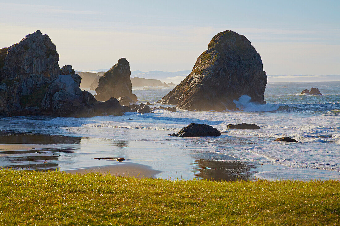 Pazifik bei Brookings , Harris Beach State Recreation Area , Oregon , USA