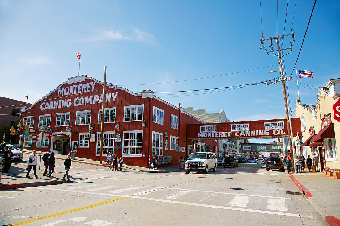Cannery Row at Monterey , Pacific Ocean , Southwestern California , California , USA