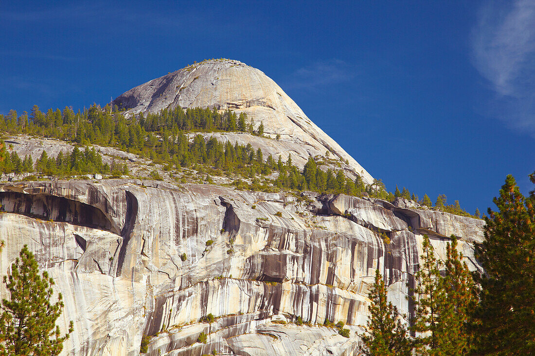 North Dome , Yosemite Valley , Yosemite National Park , Sierra Nevada , California , U.S.A. , America