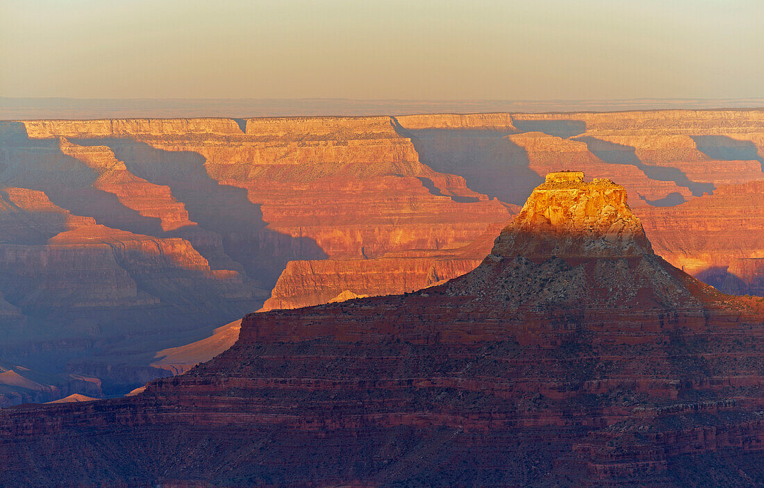 View from Cape Royal at  the Canyon and the South Rim , North Rim , Grand Canyon National Park , Arizona , U.S.A. , America