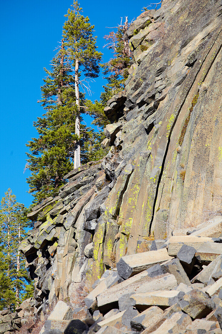 Devils Postpile National Monument , Sierra Nevada , California , U.S.A. , America