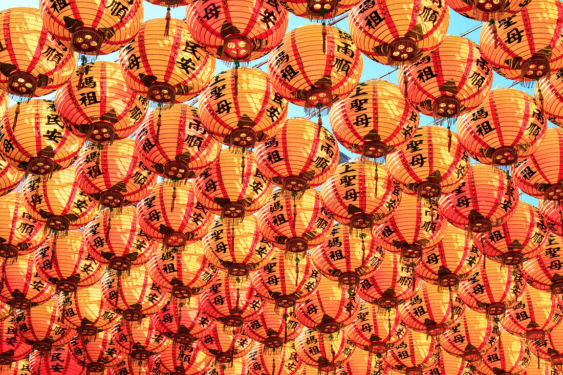 Red Lanterns in Kaohsiung, Taiwan