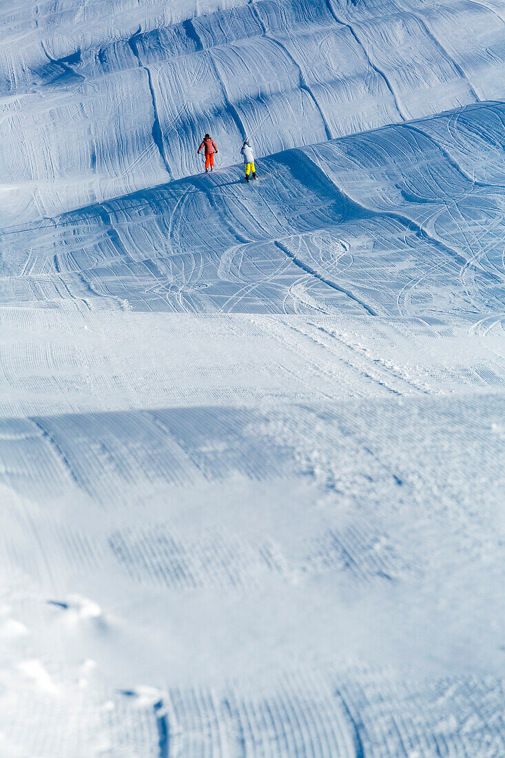 5 Torri ski slopes. Cortina d'Ampezzo, Veneto, Italy.