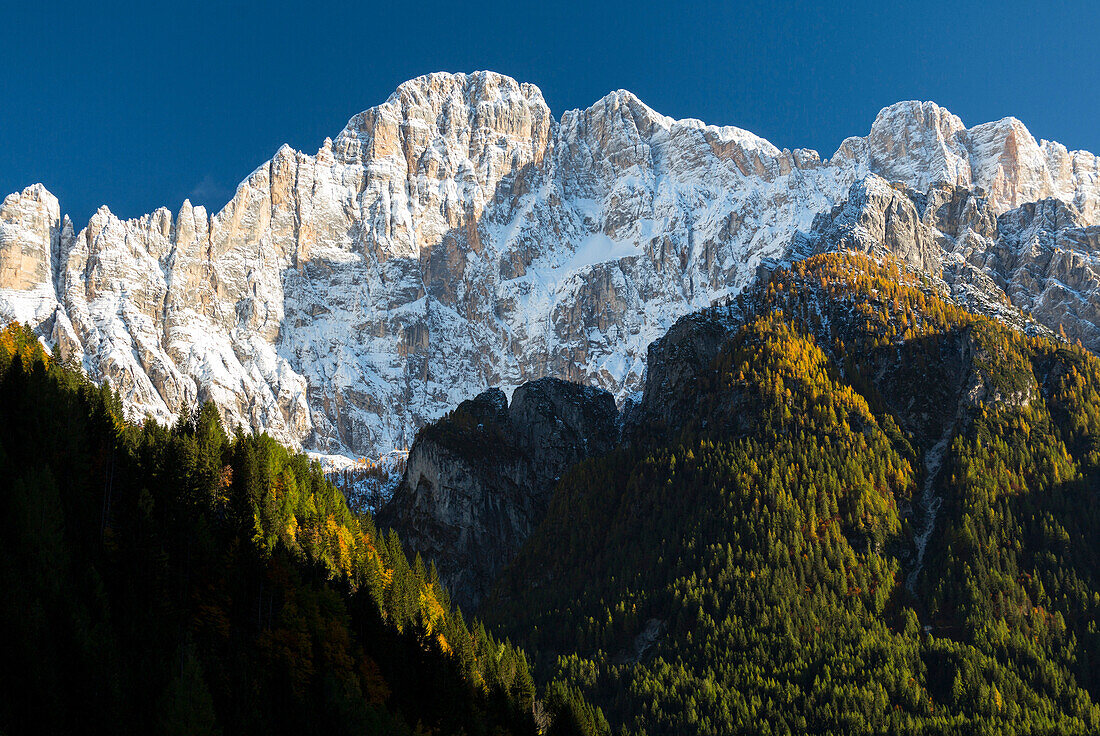 Civetta in autumn. Alleghe, Veneto, Italy.