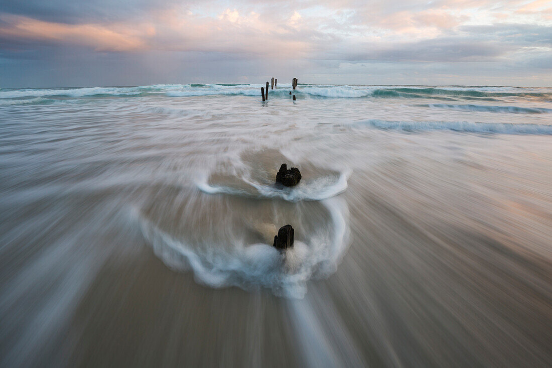 New Zealand, saint clair beach, seascape