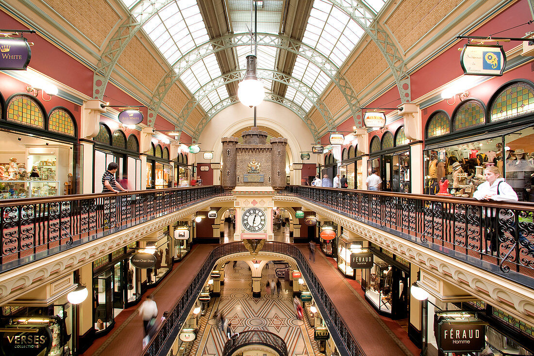 Australia, New South Wales, Sydney, Central Business District, Queen Victoria Building, shopping arcade