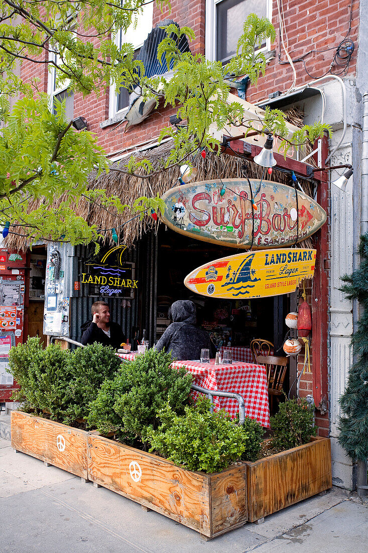 United States, New York, Brooklyn, Williamsburg District Next to Bedford Avenue, Surf Bar trendy bar