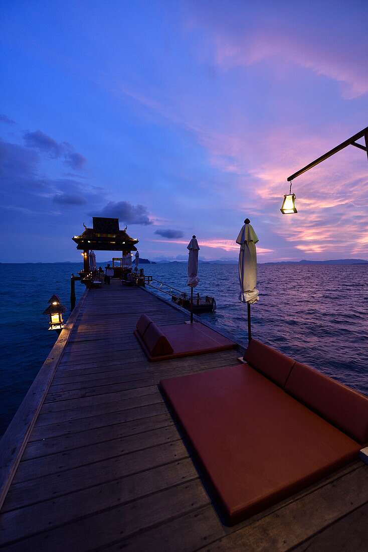 Hotelanlage auf Ko Yao Yai in der Andamanischen See, Thailand