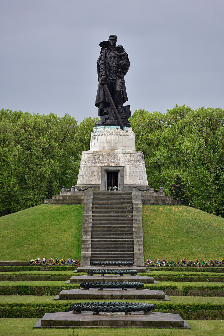Russian monument in Treptow Park Berlin, Germany