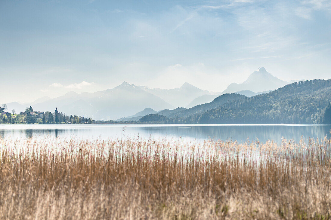 Lake Weissensee, Allgaeu, Mountains, Water, Lake Spring, Bavaria, Germany