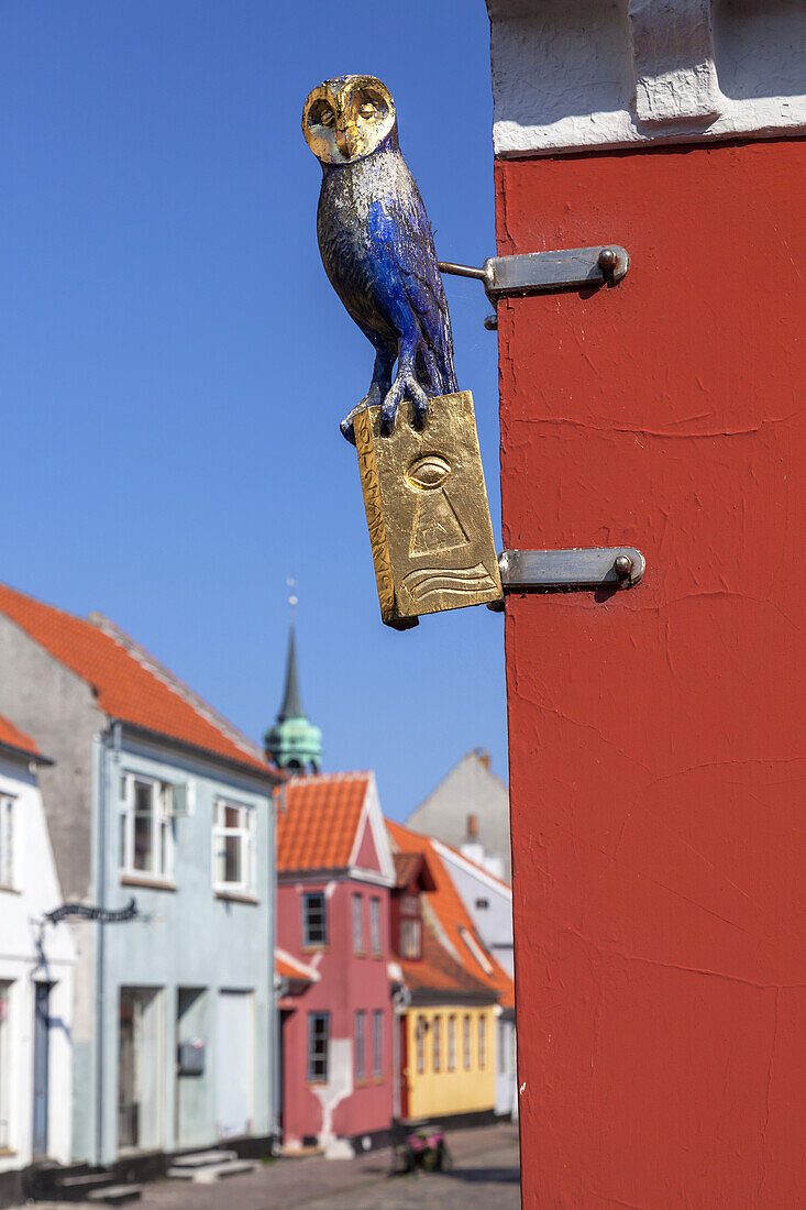 In der Altstadt von Ærøskøbing, Insel Ærø, Schärengarten von Fünen, Dänische Südsee, Süddänemark, Dänemark, Nordeuropa, Europa