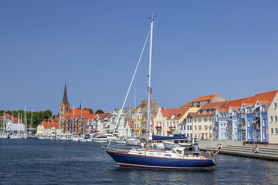 View of Sønderborg, Southern Denmark, Denmark, Scandinavia, Northern Europe