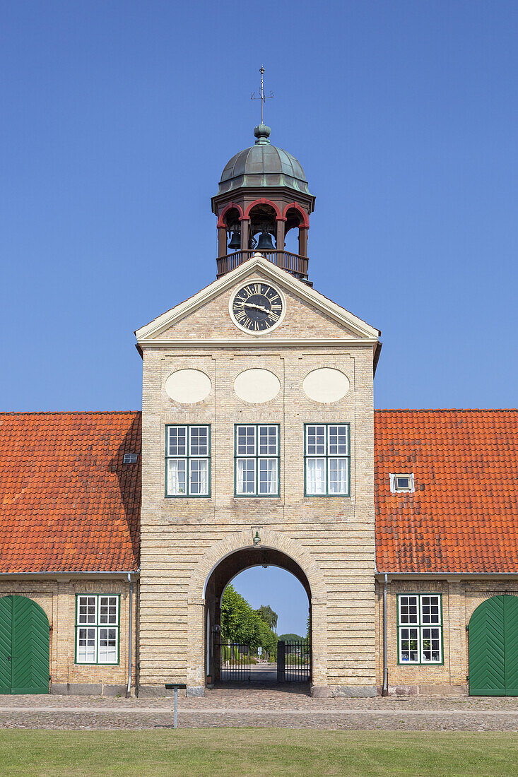 Gatehouse of Castle Augustenborg, Island Als, Danish South Sea Islands, Southern Denmark, Denmark, Scandinavia, Northern Europe