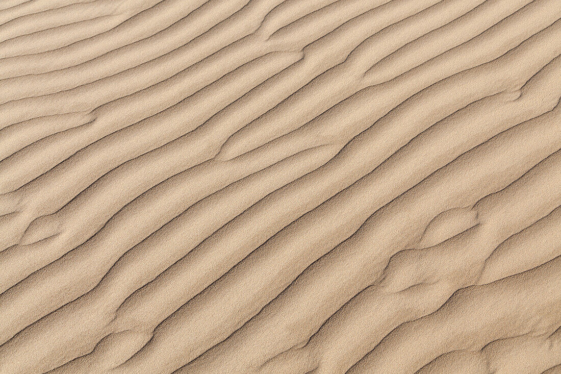 Waves in sand, Northern Jutland, Scandinavia, Denmark, Northern Europe