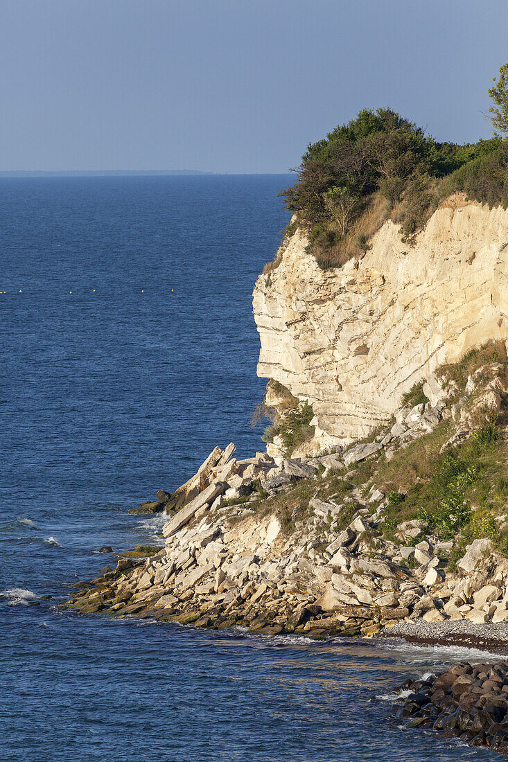 Steilküste Stevns Klint, Højerup, Store Heddinge, Halbinsel Stevns, Insel Seeland, Dänemark, Nordeuropa, Europa