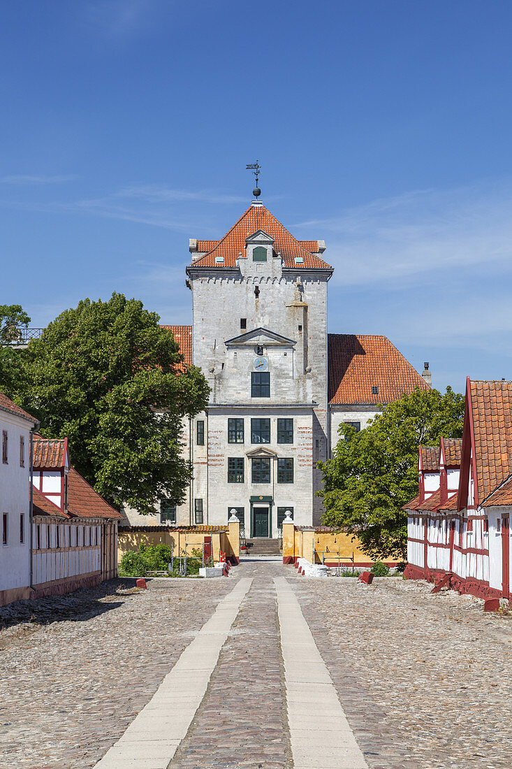 Schloss Gjorslev Slot in Stevns komun, Halbinsel Stevns, Insel Seeland, Dänemark, Nordeuropa, Europa