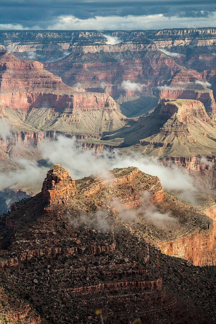 Grand Canyon National Park, Arizona - Early morning clouds in the Grand Canyon.