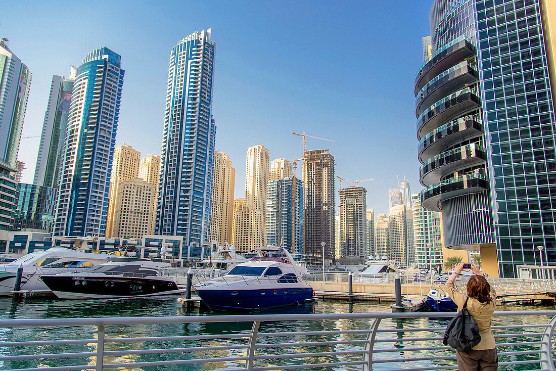 Dubai Marina. Dubai. United Arab Emirates. middle East