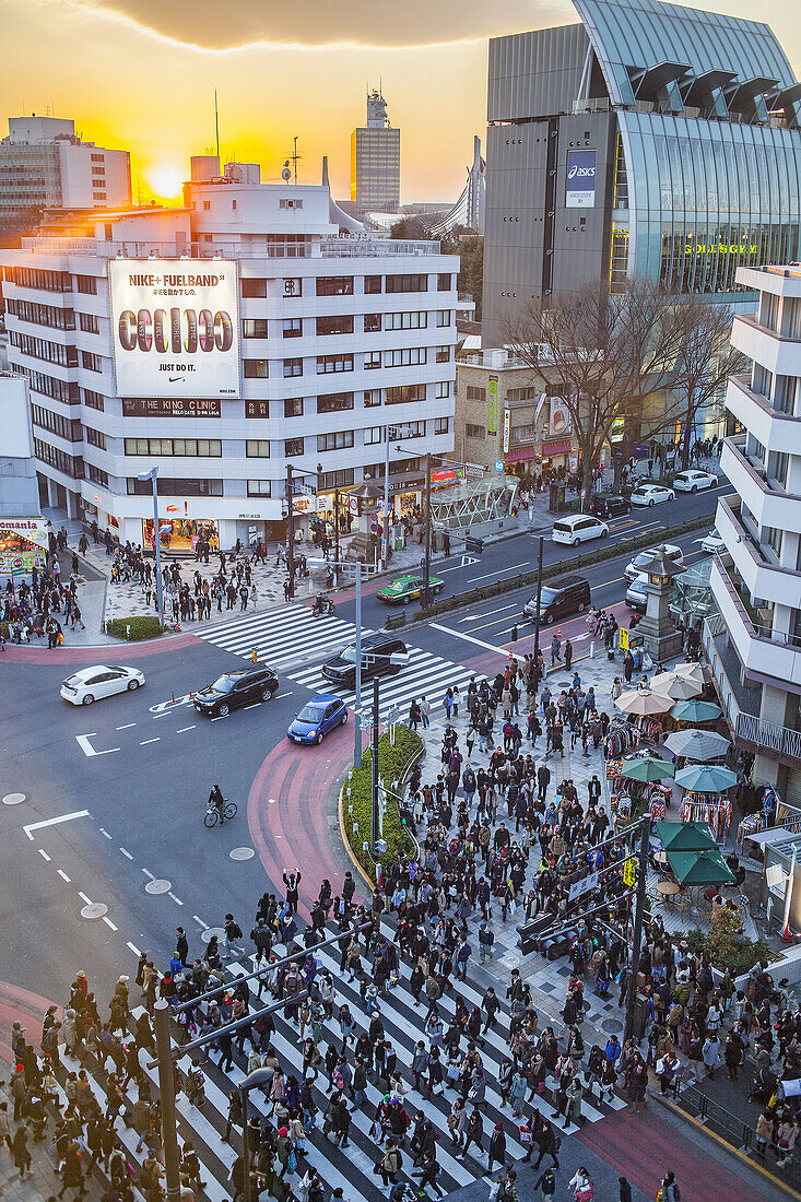 Omotesando street, Tokyo, Japan.