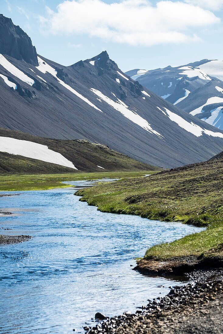 Landmannalaugar area, Highland Iceland.