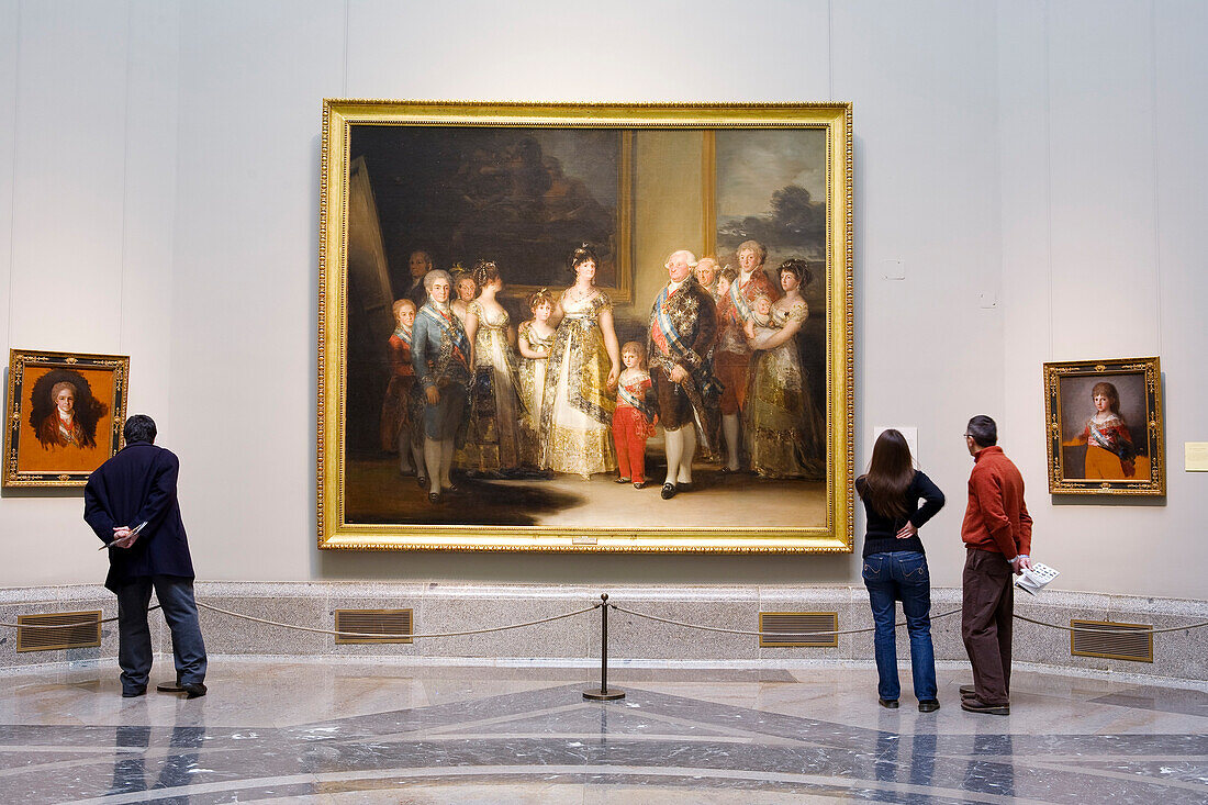 Spain, Madrid, Prado Museum (Museo del Prado), painting by the artist Francisco Goya
