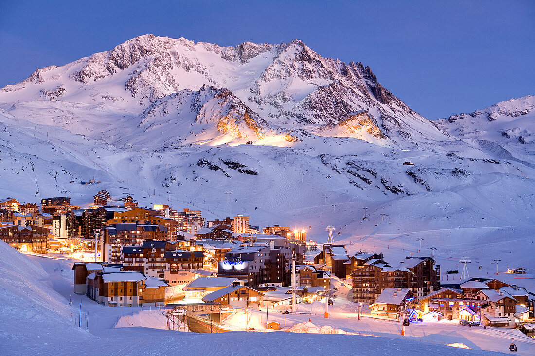 France, Savoie, Val Thorens, Aiguille de Peclet (3562m)