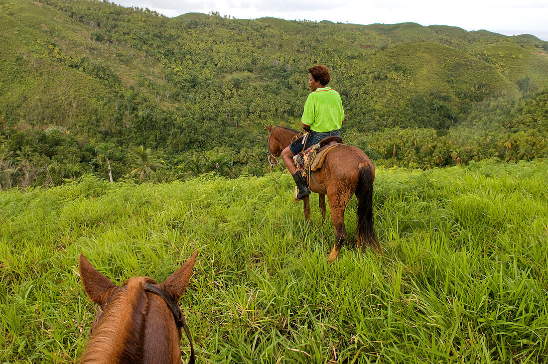 Dominican Republic, Samana Peninsula, El Limon, horse trek