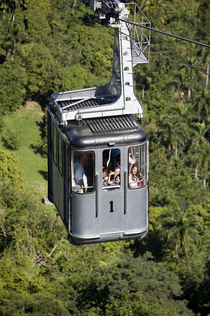 Dominican Republic, Puerto Plata, cable car of the Isabel de Torre Mount