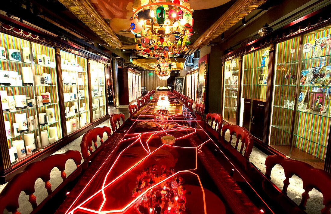 China, Beijing, the Lan Lounge Bar designed by French designer Philippe Starck is 6000 square meters