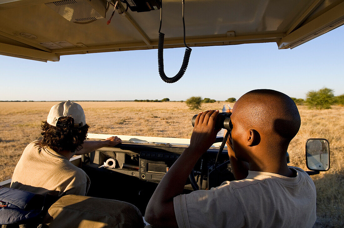 Botswana, Central Kalahari Game Reserve, safari