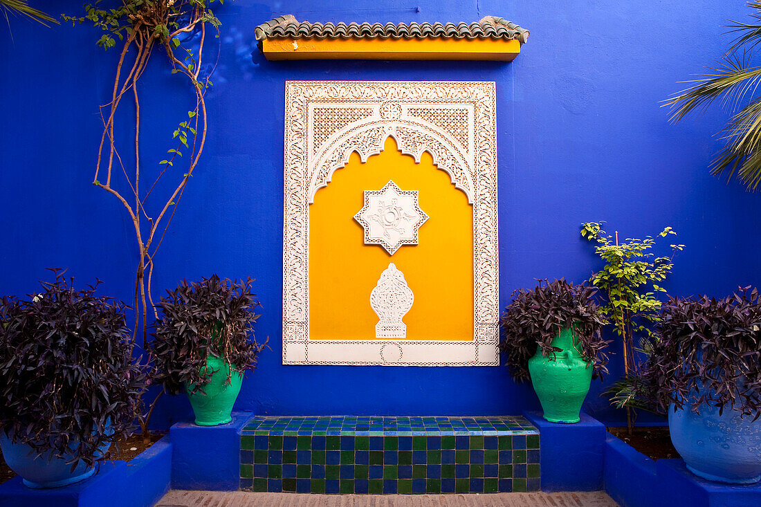 Morocco, Haut Atlas, Marrakesh, Imperial city, Majorelle garden