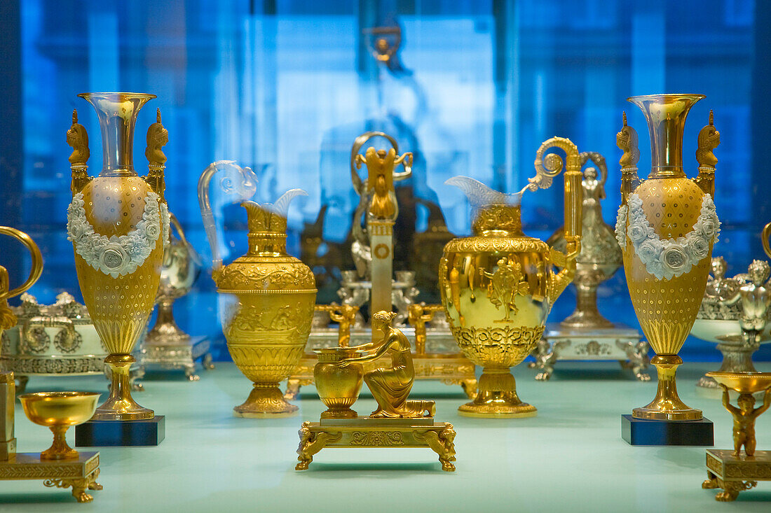 France, Paris, Musee des Arts Decoratifs (Museum of Decorative Arts) in a Louvre wing, goldsmith's art by Jean Baptiste Claude Odiot