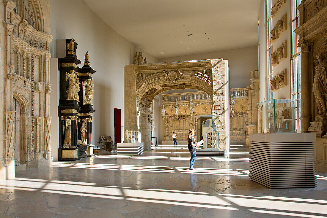 France, Paris, Palais de Chaillot, Cite de l'Architecture et du Patrimoine (City of Architecture and Patrimony), casts gallery