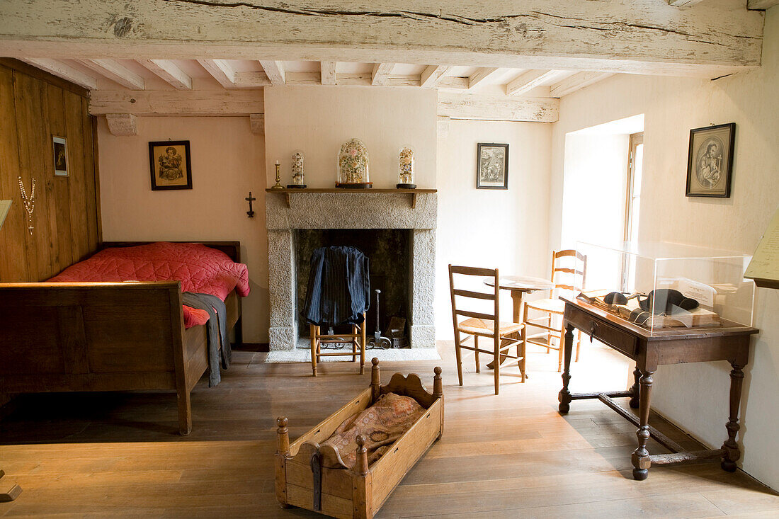 France, Manche, Cotentin, La Hague, Greville Hague, hameau de Gruchy, native home of painter Jean Francois Millet